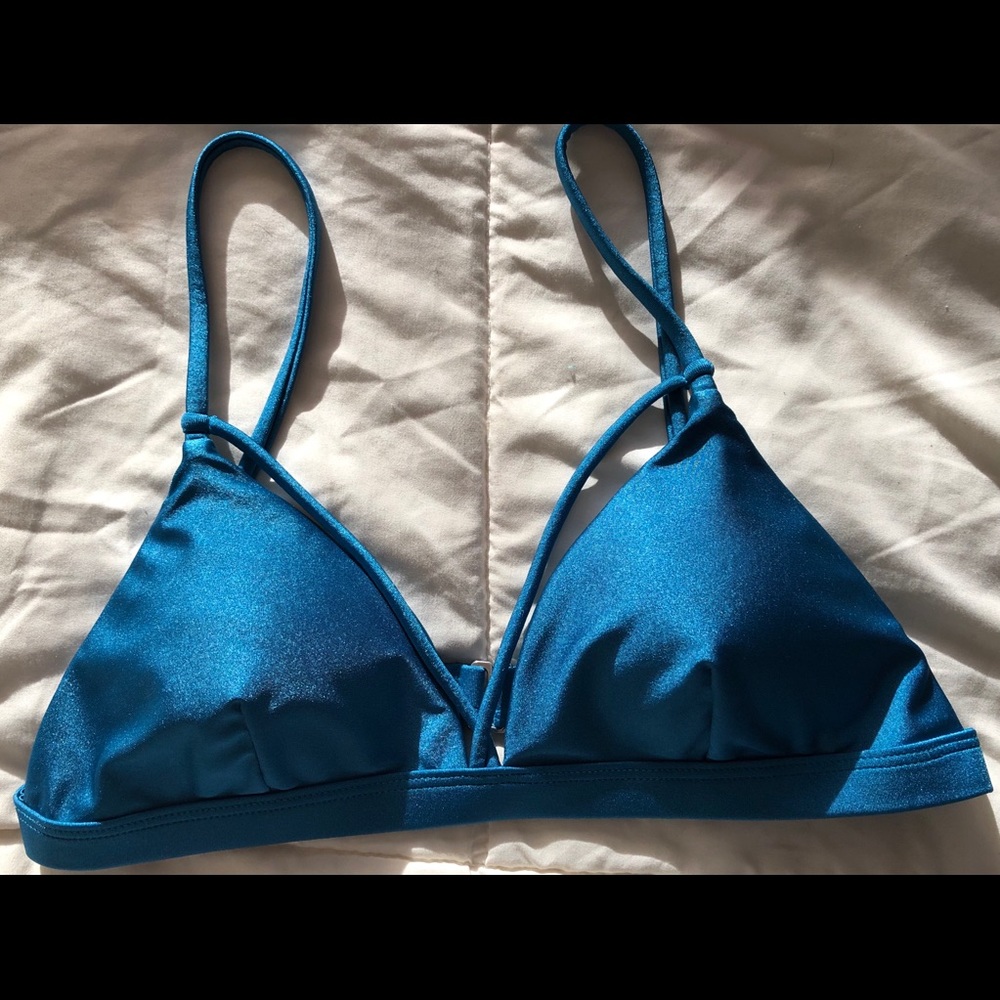 Turquoise Bikini Top